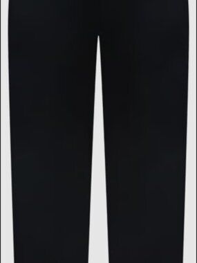 INC International Concepts Plus Size 16W Black Pull On Mid Rise Straight Leg